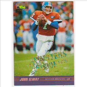 1 Of Only 725 Produced - John Elway 1995 Pro Line Series II Printers Proof Insert Card