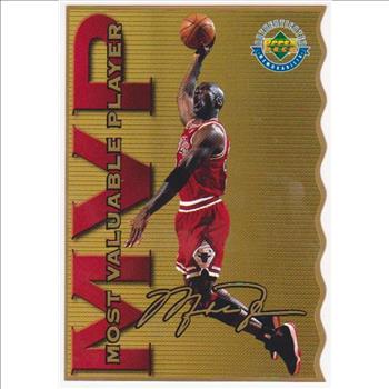 1996 Upper Deck MICHAEL JORDAN MVP 3.5x5 C-Card - Limited Edition