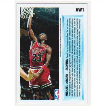 1992-93 Upper Deck Michael Jordan #AW1 Hologram Insert Card