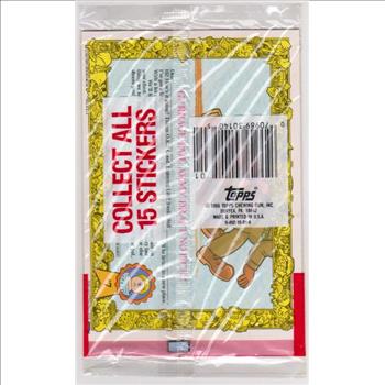 Sealed - 1986 Topps Garbage Pail Kids Giant Stickers Unopened Pack
