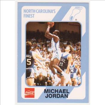 Michael Jordan 1989 North Carolina #18 College Card