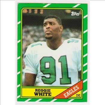 1986 Topps Reggie White #275 Rookie Card - HOF'er