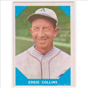 1960 Fleer Eddie Collins #20 Card - HOF'er