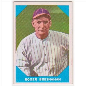 1960 Fleer Roger Bresnahan #8 Card - HOF'er
