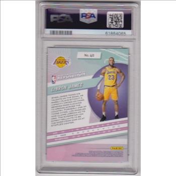 Graded PSA Mint 9 - Lebron James 2018-19 Panini Revolution #40 Card