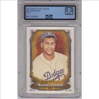 Graded MPE Mint+ 9.5 - Roy Campanella 2024 Topps Allen & Ginter #117 Card