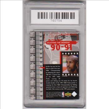 Graded Mint 9 - Michael Jordan 1998 Upper Deck Living Legends #45 Card