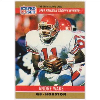 Wrong Front Error - Bo Jackson 1990 Pro Set Football Card