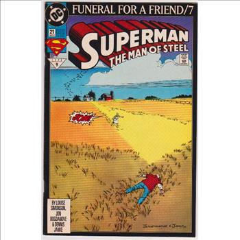 1993 DC Comics Superman The Man Of Steel #21 Issue