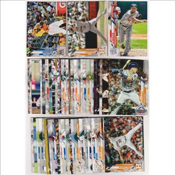 100 Different 2020 Topps Update Baseball Cards w/ Giancarlo Stanton + More