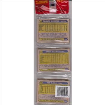 1987 Topps Baseball 49 Card Rack Pack w/ Dwight Gooden On Front