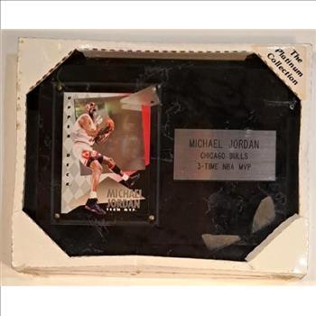 Sealed - Michael Jordan 1993-94 Upper Deck Team MVP Hologram On Plaque - 3-Time NBA MVP