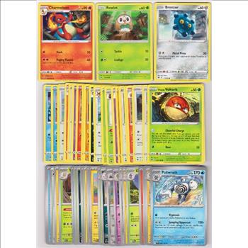 50 Different Pokemon Trading Cards w/ Charmeleon + More
