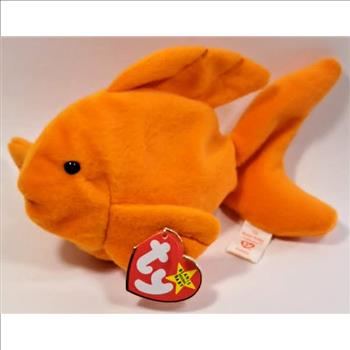 1993 Goldie The Goldfish Ty Beanie Baby - New With Tags