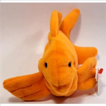 1993 Goldie The Goldfish Ty Beanie Baby - New With Tags