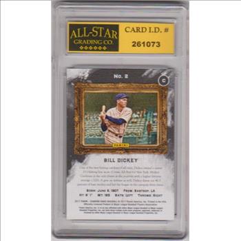 Graded 10 - Bill Dickey 2017 Panini Diamond Kings #2 Card