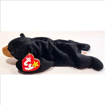1993 Ty Beanie Baby Blackie The Bear - New With Tags