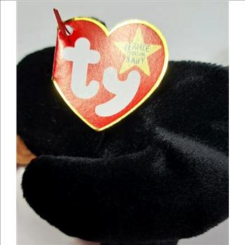 1993 Ty Beanie Baby Blackie The Bear - New With Tags