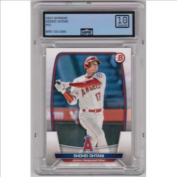 Graded MPE Gem Mint 10 - Shohei Ohtani 2023 Bowman #51 Card