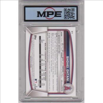 Graded MPE Gem Mint 10 - Shohei Ohtani 2023 Bowman #51 Card