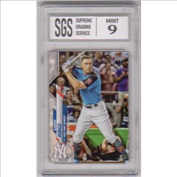 Graded Mint 9 - Aaron Judge 2020 Topps Update #U-264 Card