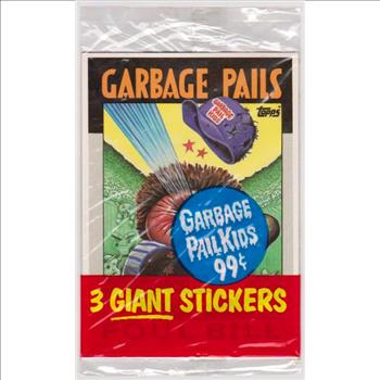 Sealed - 1986 Topps Garbage Pail Kids Giant Stickers Unopened Pack