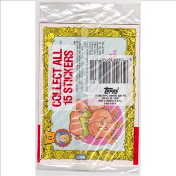 Sealed - 1986 Topps Garbage Pail Kids Giant Stickers Unopened Pack