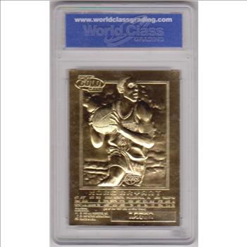 Rookie Graded Gem Mint 10 - Kobe Bryant 1996-97 Skybox EX-2000 Black 23 Kt Gold Card