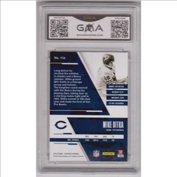 Graded Gem Mint 10 - Mike Ditka 2015 Panini Certified Immortals #116 Card (#564/999 Produced)