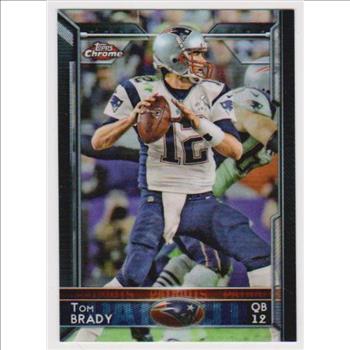 Tom Brady 2015 Topps Chrome #50 Card