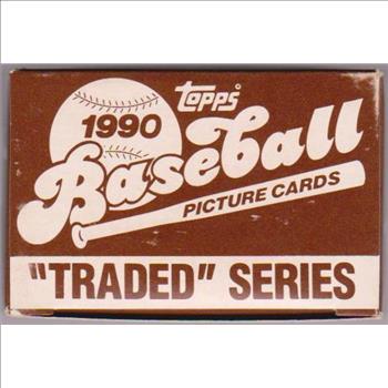 1990 Topps Traded Baseball 132 Card Set In Factory Box