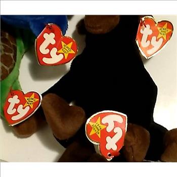 4 Different Ty Beanie Babies - 1993-1998 - w/ Clubby The Bear + More