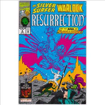 1993 The Silver Surfer + Warlock Resurrection #4 Issue - Marvel Comics