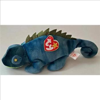1997 Ty Beanie Baby Iggy The Iguana - New With Tags