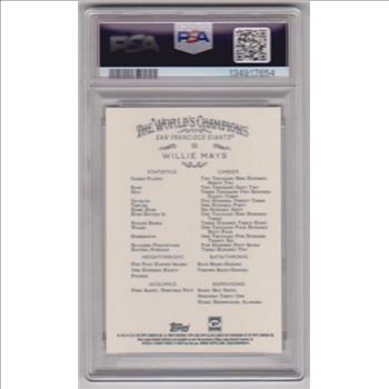 Graded PSA Mint 9 - Willie Mays 2013 Topps Allen & Ginter #50 Card
