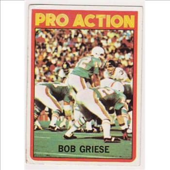 1972 Topps Bob Griese #132 Card - HOF'er