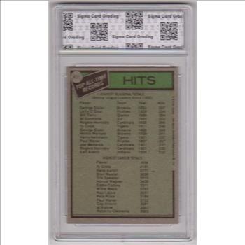 Graded Sigma 8.5 - George Sisler/Ty Cobb 1979 Topps All-Time Record Holders #411 Card