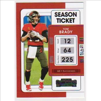 Tom Brady 2021 Panini Contenders #91 Card