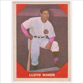 1960 Fleer Lloyd Waner #78 Card - HOF'er
