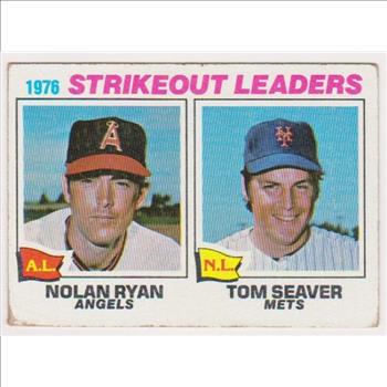 1977 Topps Nolan Ryan/Tom Seaver #6 Card - HOF'ers