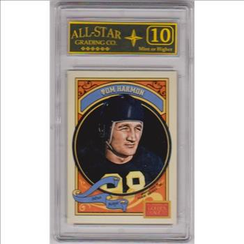 Graded 10 - Tom Harmon 2014 Panini Golden Age #51 Card