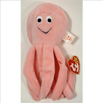 1993 Ty Beanie Baby Inky The Octopus - With Original Tags