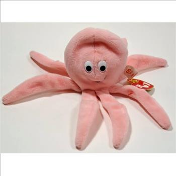 1993 Ty Beanie Baby Inky The Octopus - With Original Tags