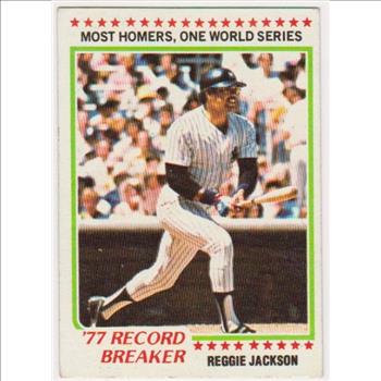 1978 Topps Reggie Jackson #7 Card - HOF'er