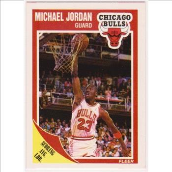 1989-90 Fleer Michael Jordan #21 Card - HOF'er