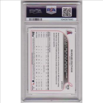 Graded PSA Mint 9 - Shohei Ohtani 2022 Topps Holiday #HW100 Card