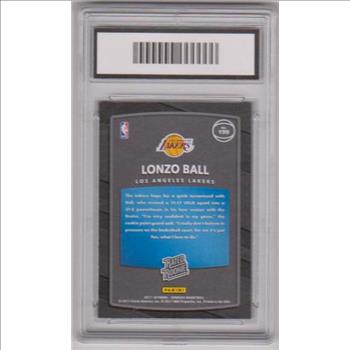 Rookie Graded Gem Mint 10 - Lonzo Ball 2017-18 Donruss #199 Card