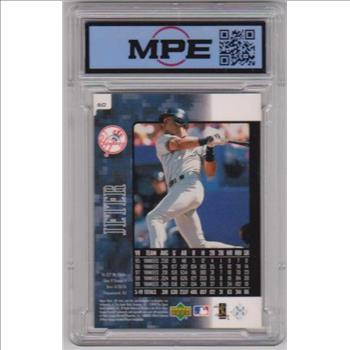 Graded MPE NM/MT 8 - Derek Jeter 2000 Upper Deck Ionix #60 Card