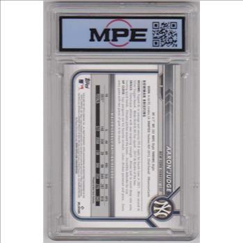 Graded MPE Gem Mint 10 - Aaron Judge 2022 Bowman #2 Card