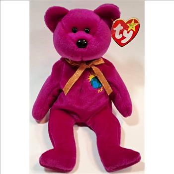 1999 Ty Beanie Baby Millennium The Bear - With Original Tags Attached